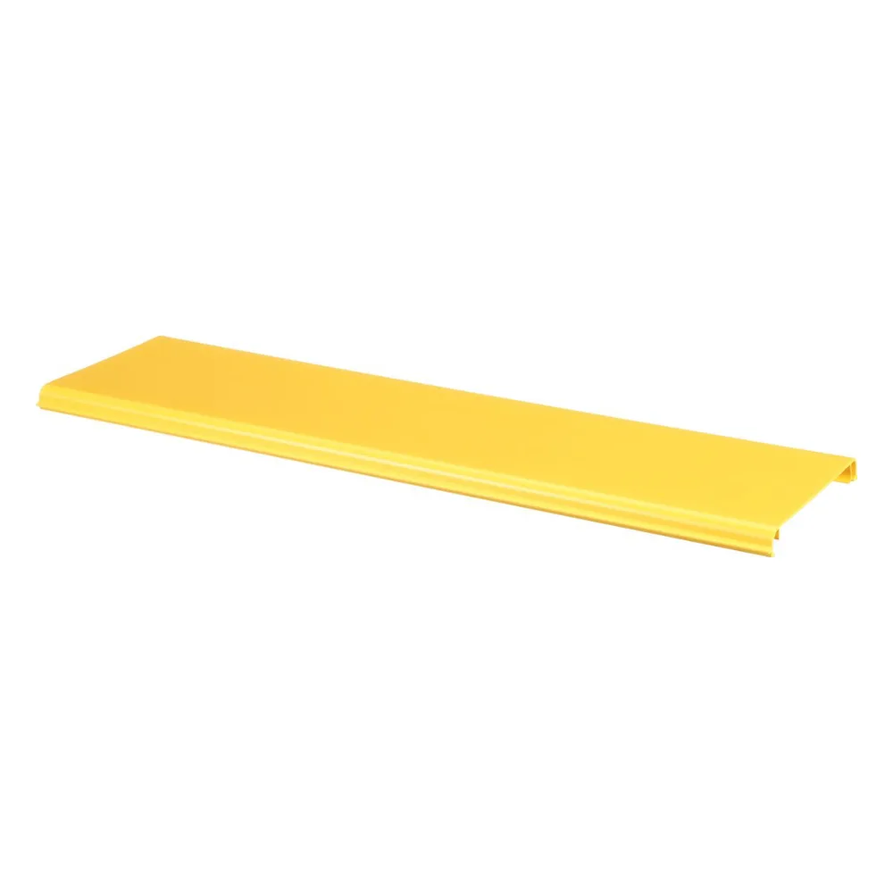 Tapa Con Bisagra a Presión Para Canaleta FiberRunner™ FR6X4YL2, de PVC Rígido, Color Amarillo, 2 m de Largo – vista 3