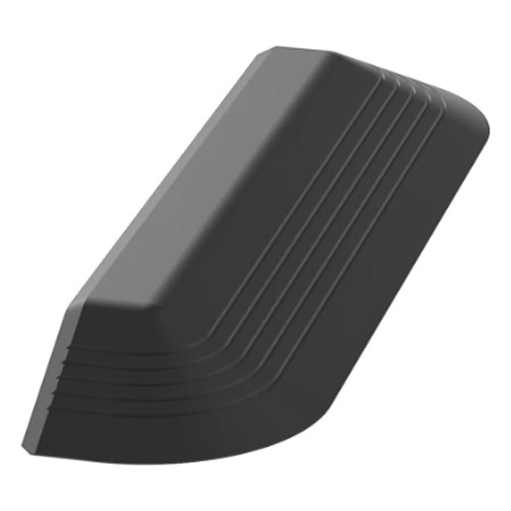 Tapa Final Para Canaleta de Piso AFR4BCBL6, Material PVC Rígido, Color Negro – vista 4