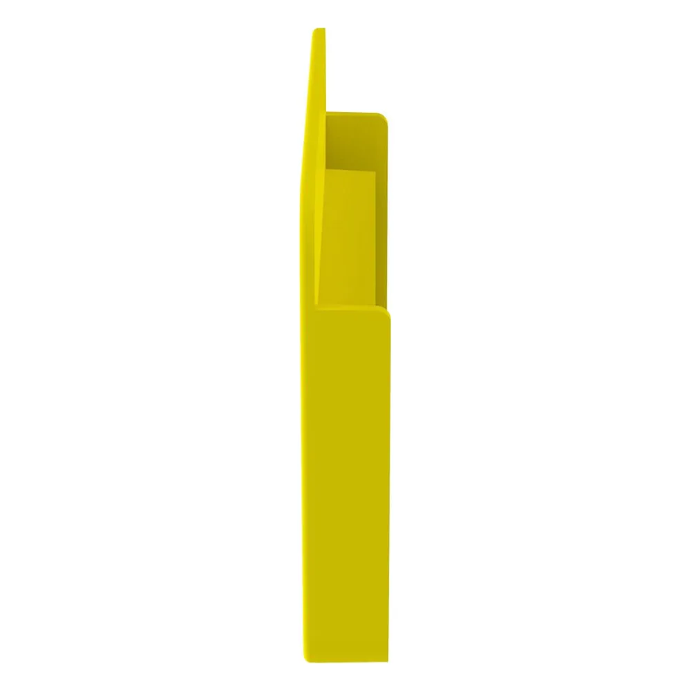 Tapa Final Para Canaletas FiberRunner™ 4x4, de Instalación a Presión, Color Amarillo – vista 3