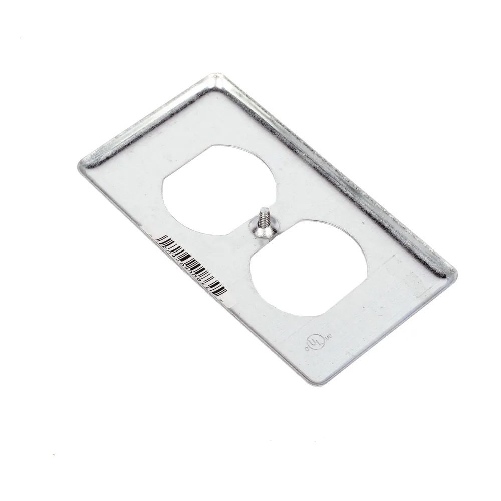 Tapa Metálica 4"X2"/ Para tomacorriente Duplex. – vista 2