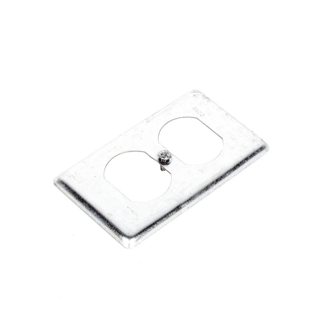 Tapa Metálica 4"X2"/ Para tomacorriente Duplex. – vista 3
