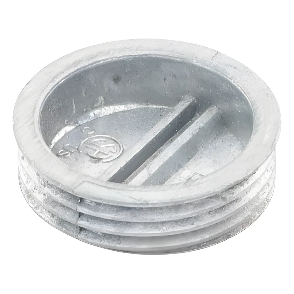 Tapón roscado de 3/4" para caja cuadrada a prueba de intemperie. – vista 3