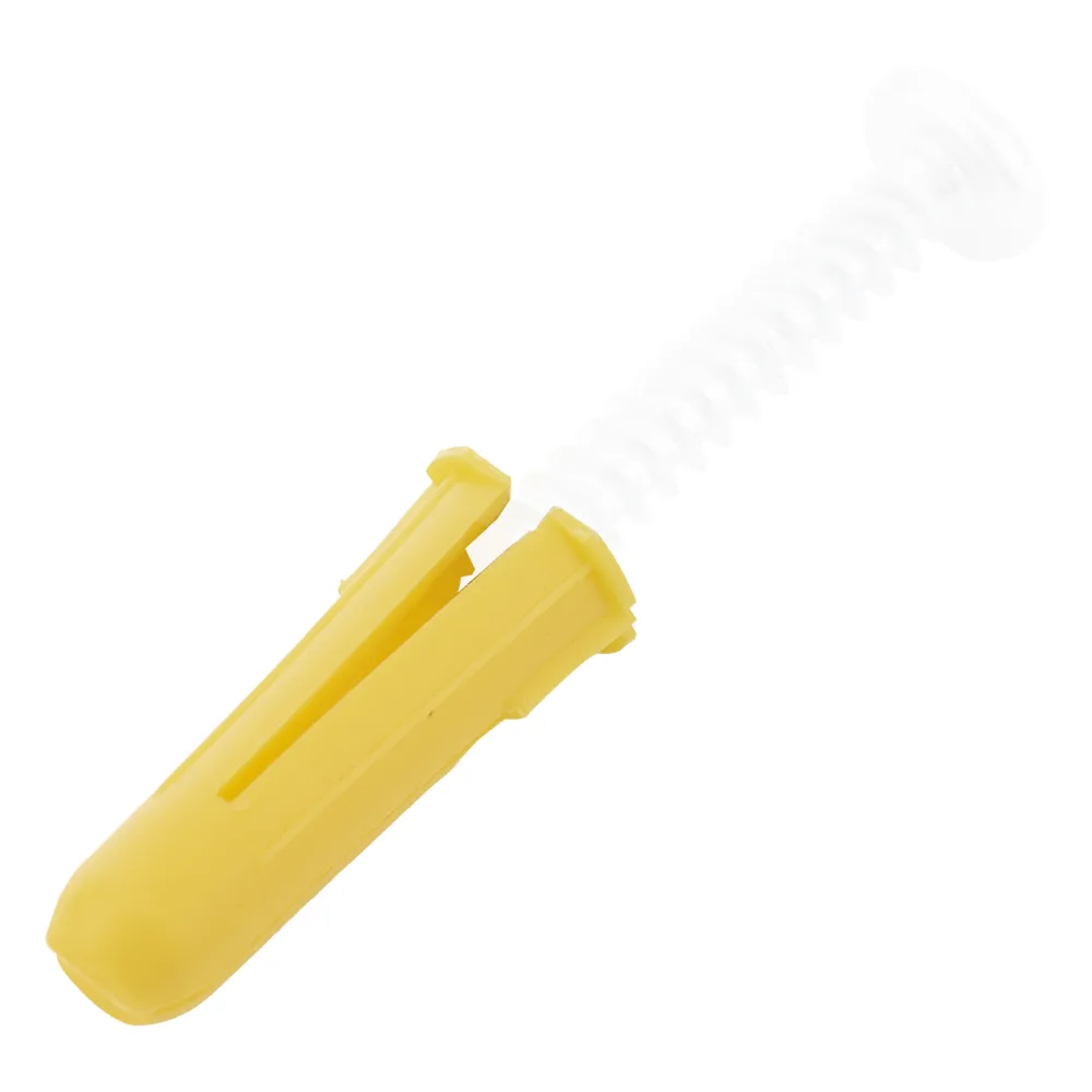 Taquete amarillo 7/32" para tornillos 8mm x 1" (100pzs) (1102-02100) – vista 5