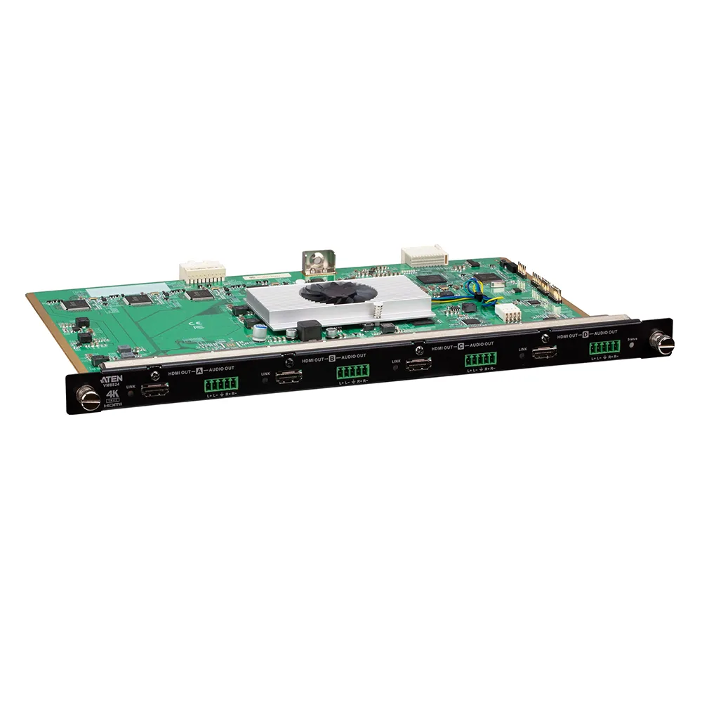 Tarjeta de Salida HDMI | 4 Puertos | HDCP 1.4 | EDID Expert | Compatible con Audio | Compatible con VM1600A – vista 2