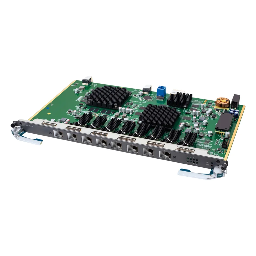 Tarjeta de Servicio 8 Puertos XGSPON&GPON para OLT DSP8000X2 / Spliteo GPON de 1:128 / Spliteo XGSPON de 1:256 / Distancias de Hasta 20 Km / Intercambio en caliente – vista 2
