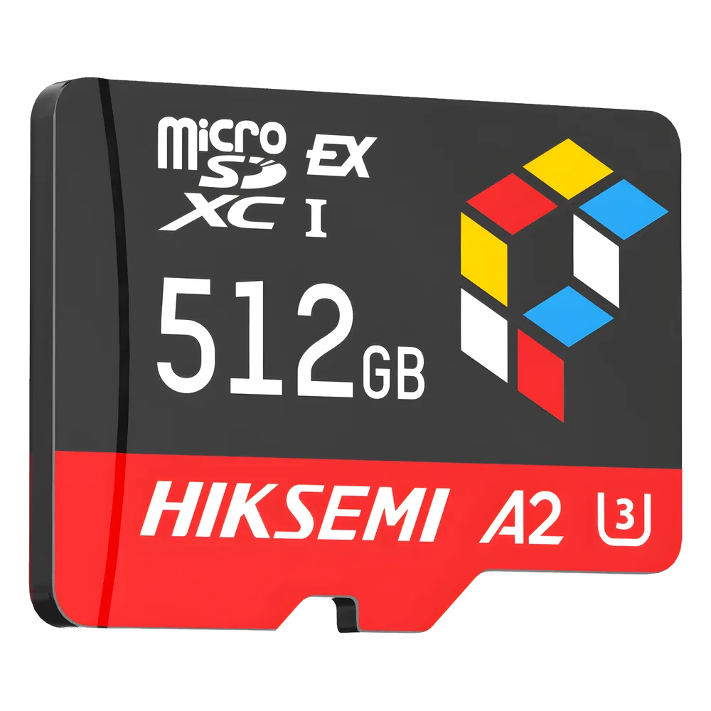 Tarjeta microSD Express 512G / 900 MB/s Lectura / 620 MB/s Escritura / PCIe Gen 3x1 + NVMe / U3 A2 EX / Compatibilidad UHS-I UHS-II – vista 2