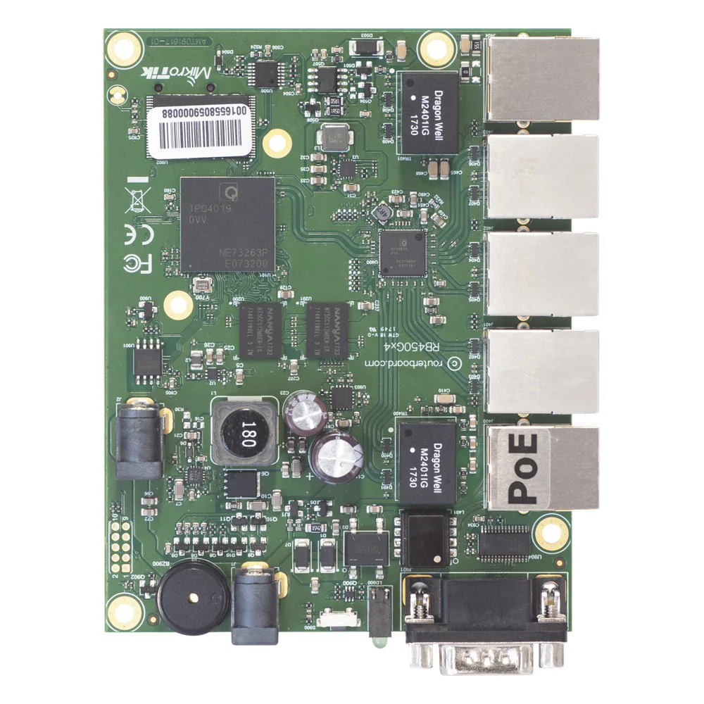 Tarjeta RouterBOARD 450Gx4 (RouterOS L5)