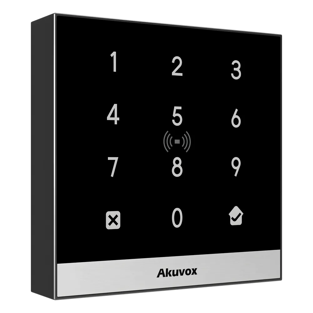 Teclado de Control de Acceso + Bracket de Instalación / Administración 100% en la Nube / Interfaz WEB / POE / Lector Prox 125 kHz / MIFARE 13.56MHz / NFC / APP Smart Plus / Control de 1 Puerta / PIN Para Visitas / IP65 – vista 2