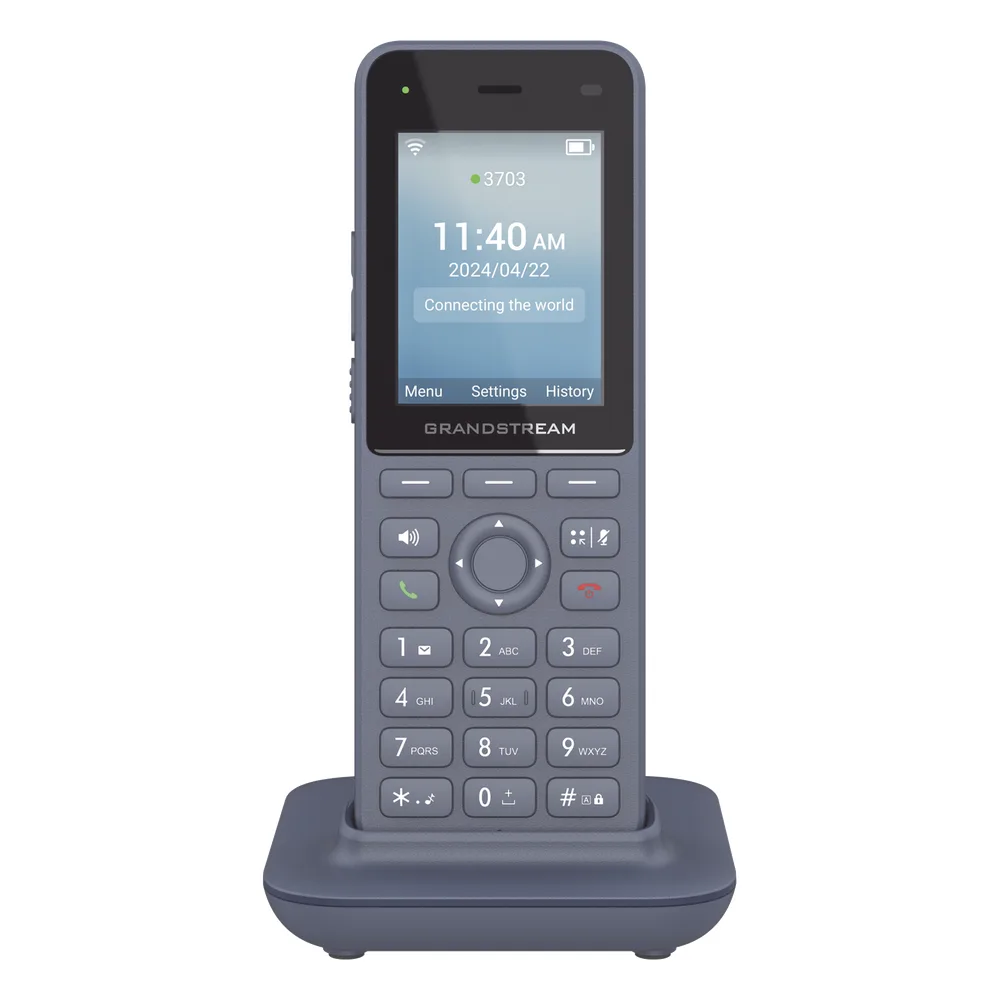 Teléfono IP inalámbrico Wi-Fi, Portátil, 3 cuentas SIP, 3 líneas, Voz HD, Bluetooth integrado, Puerto USB tipo C – vista 2