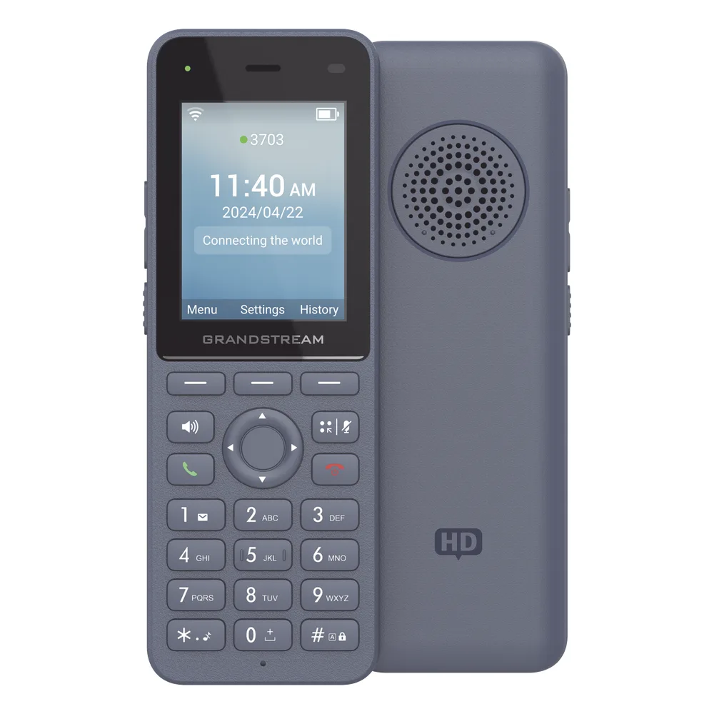 Teléfono IP inalámbrico Wi-Fi, Portátil, 3 cuentas SIP, 3 líneas, Voz HD, Bluetooth integrado, Puerto USB tipo C – vista 3