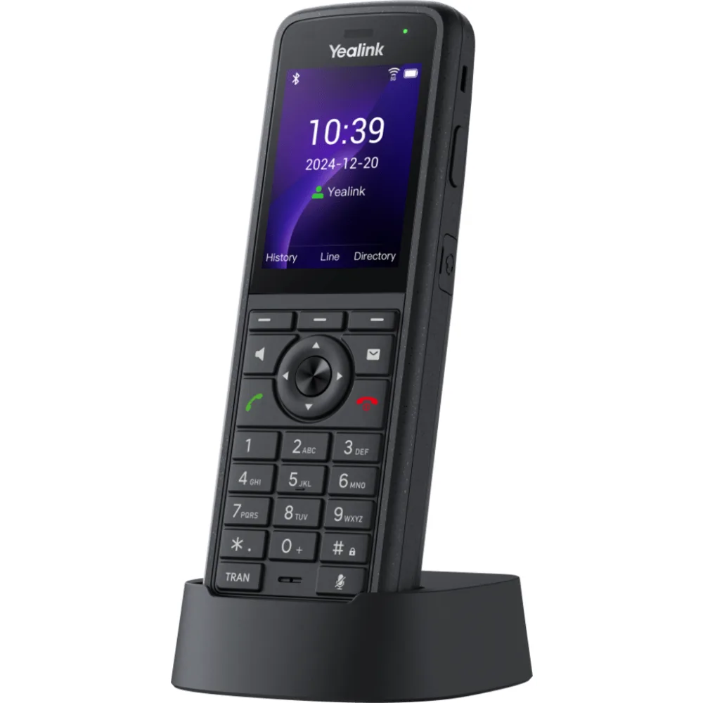 Teléfono IP Portátil Empresarial de Uso Rudo Yealink AX86R con Wi-Fi 6 Roaming Avanzado Protección IP67 y Audio HD