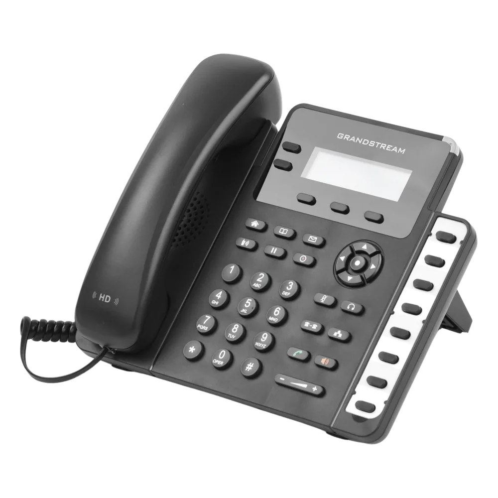 Teléfono IP SMB de 2 líneas con 3 teclas de función, 8 teclas BLF y conferencia de 3 vías, PoE – vista 2