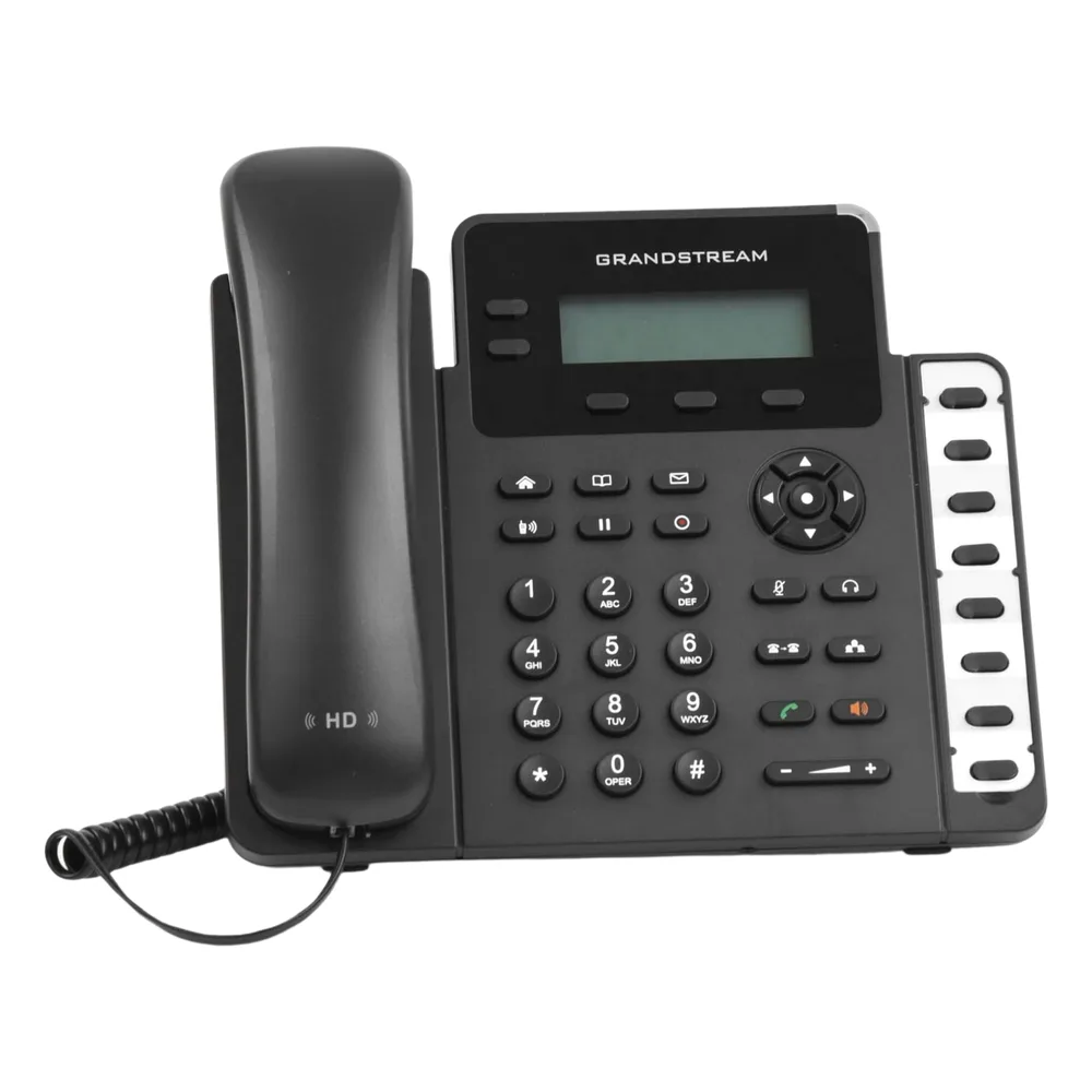 Teléfono IP SMB de 2 líneas con 3 teclas de función, 8 teclas BLF y conferencia de 3 vías, PoE – vista 4