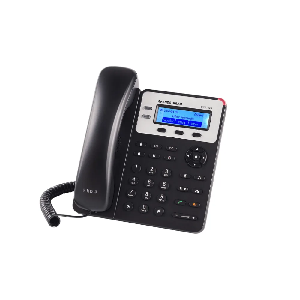 Teléfono IP SMB de 2 Líneas con 3 teclas de función programables y conferencia de 3 vías. PoE