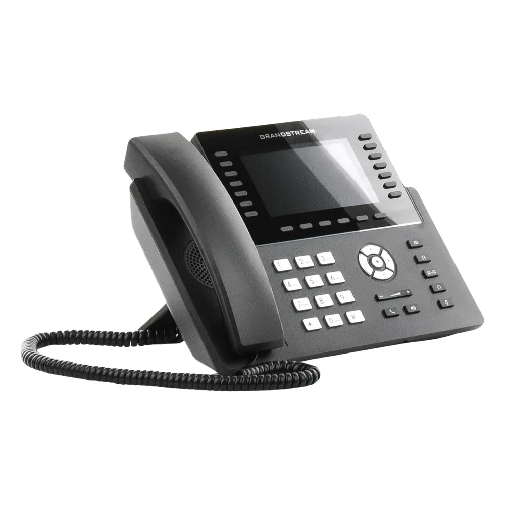 Teléfono IP Wi-Fi, Grado Operador, 14 líneas SIP con 6 cuentas, pantalla LCD  5", puertos Gigabit, Bluetooth, PoE, codec Opus, IPV4/IPV6 con gestión en la nube GDMS – vista 4
