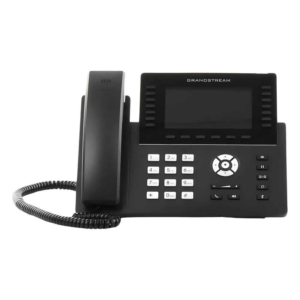 Teléfono IP Wi-Fi, Grado Operador, 14 líneas SIP con 6 cuentas, pantalla LCD  5", puertos Gigabit, Bluetooth, PoE, codec Opus, IPV4/IPV6 con gestión en la nube GDMS – vista 7