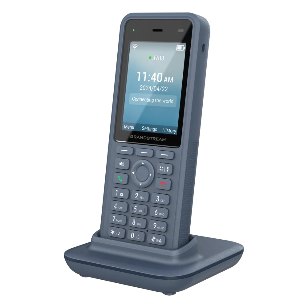 Teléfono IP Wi-Fi Inalámbrico WP836 / Wi-Fi 6 Doble Banda / IP69K Resistente a Exteriores / Batería 3000 mAh / 4 Conferencias / Bluetooth Integrado / USB Tipo C / Compatibilidad con Códec Opus HD – vista 4