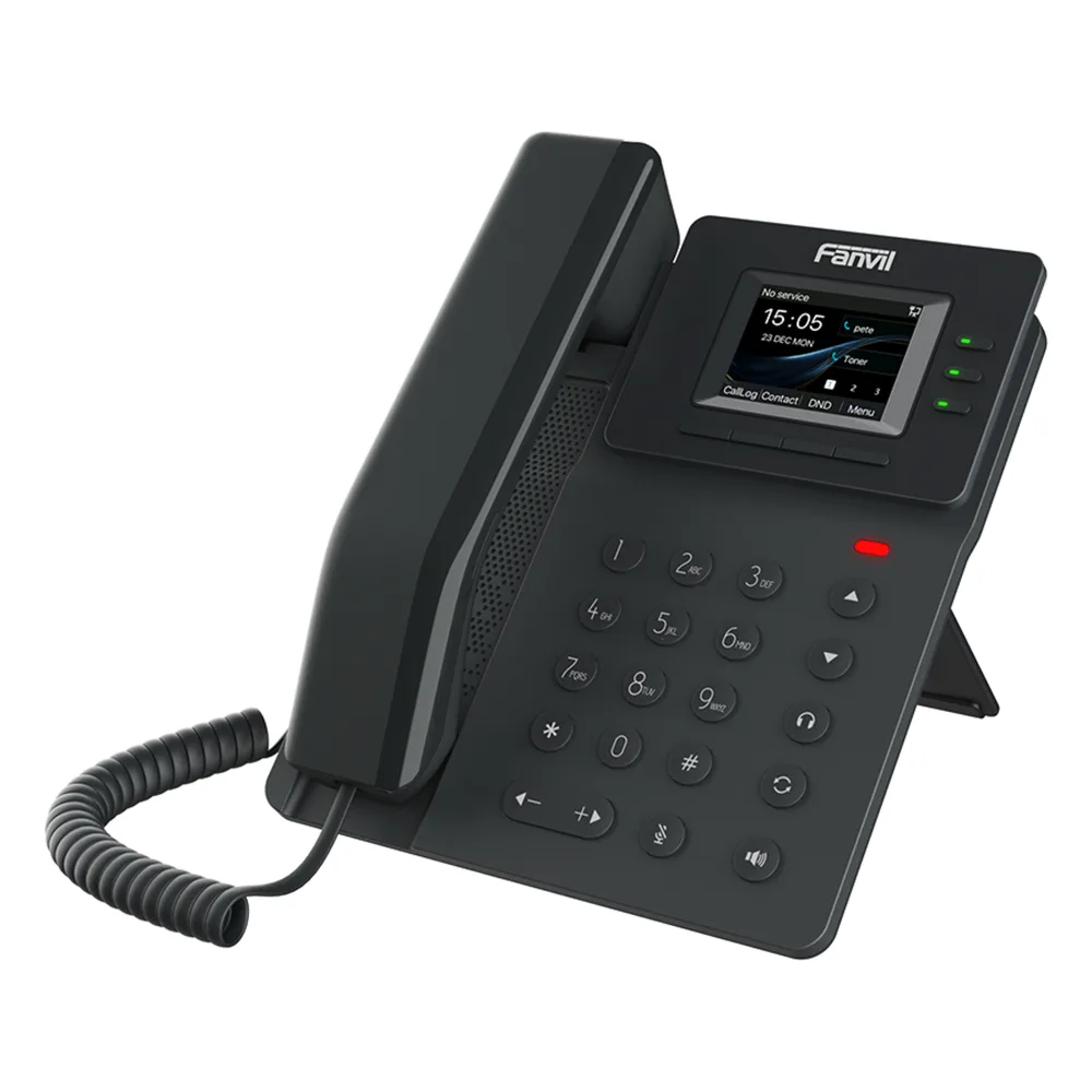 TELEFONO IP WI-FI PANTALLA A COLO 2.4 , 4 LINEAS SIP, CONFERENCIA 6 VIAS – vista 3