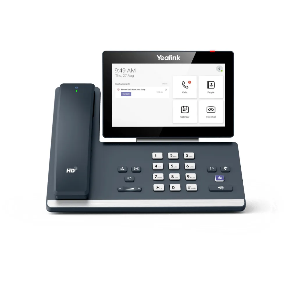 Teléfono IP Yealink MP58-WH-E2-TEAMS con Handset Bluetooth y Microsoft Teams Nativo – vista 2