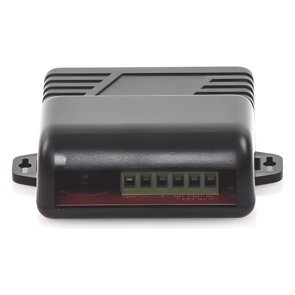 Temporizador Multipropósito / Configurable de 1 Segundo a 60 Minutos / Activación Por Voltaje Positivo o Contacto Seco / Alimentación a 12VCC/24VCC / Funciones Programadas Por Dipswitches – vista 3