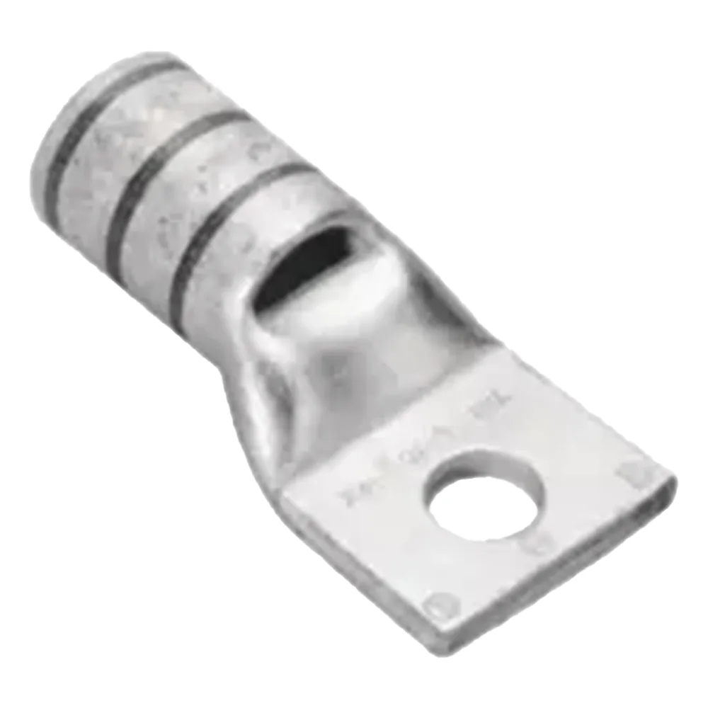 Terminal de Compresión de Ojillo para Tornillo 1/4  y Cable 2 AWG.