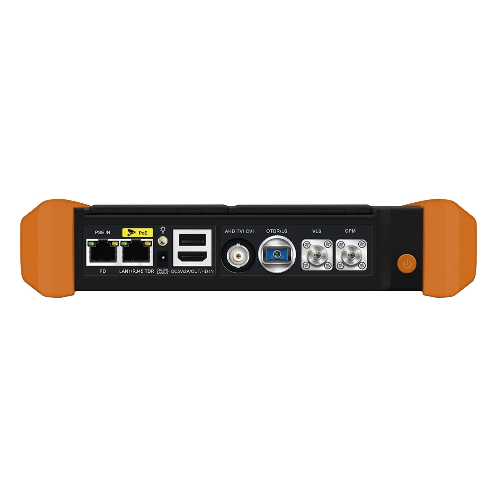 Tester Profesional OTDR y Video | Fibra Óptica | Cámaras IP | Cableado y Redes| Pantalla 5.4" Táctil | Soporta 4K/8K | HDMI/VGA | Medidor Potencia Óptica | Alcance 150KM | Localizador Fallos VFL | PoE Integrado | WiFi | In – vista 3