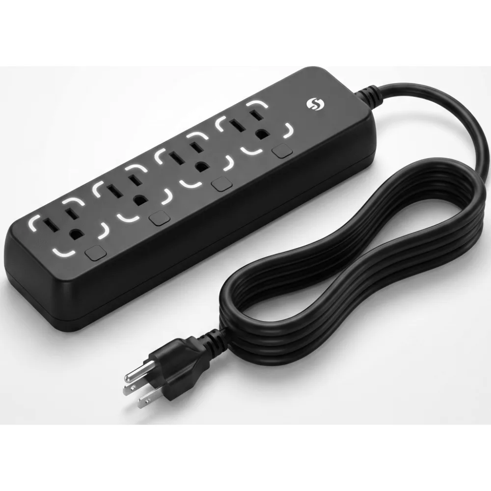Toma multiple Inteligente / 4 Tomas / Wi-Fi Bluetooth Zigbee / Medición Individual / Protección Sobrecalentamiento / 3680 W Máx / 12 A por Toma / IP20 – vista 2