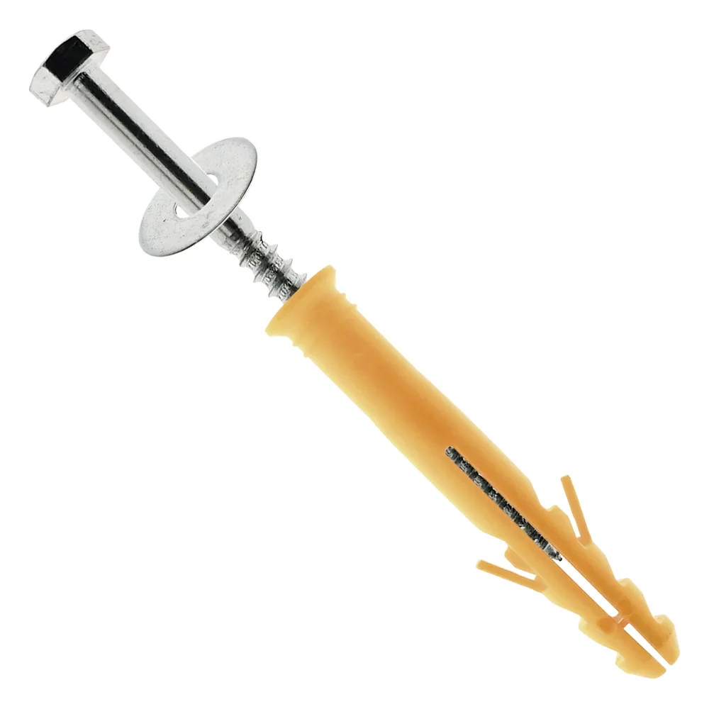 Tornillo P / Tope Estacionamiento / Reductor D / Velocidad / 12 Cm / Con Arandela / Taquete D / Plastico.
