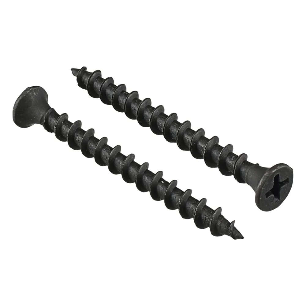 Tornillo - Pija Multiusos fosfatizada #10 x 1", Bolsa con 100 piezas.