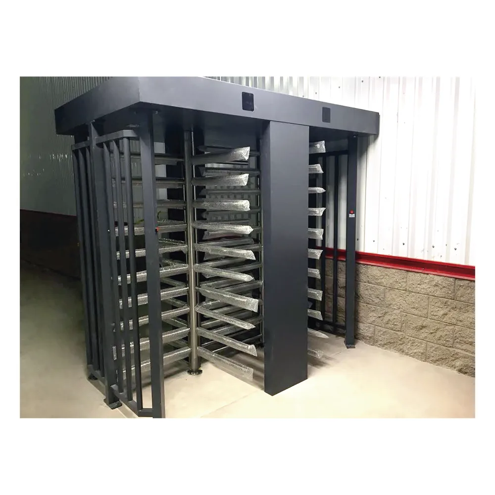 Torniquete Doble / Cuerpo Completo / Interior/Exterior / 100% Acero con Pintura Gris / EJE CENTRAL de Acero Inoxidable / Acabado de Lujo / Alto Tráfico – vista 7