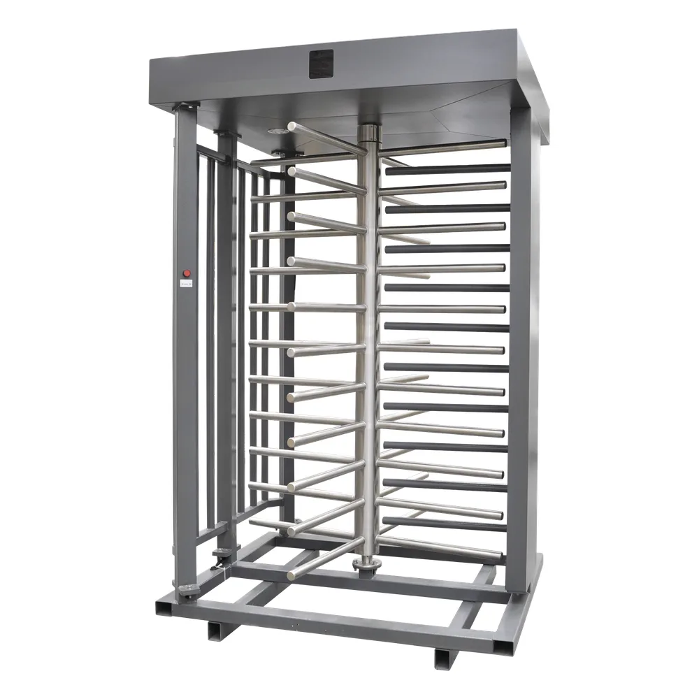 Torniquete Sencillo / Cuerpo Completo / Interior/Exterior / 100% Acero con Pintura Gris / EJE CENTRAL de Acero Inoxidable /Acabado de Lujo / Alto Tráfico