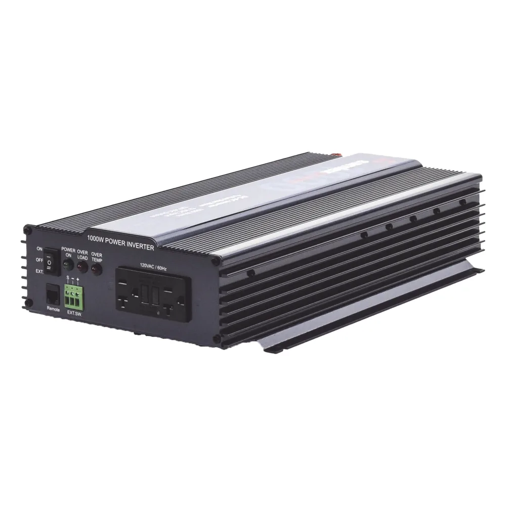 (Trabajo 24/7) Inversor de Corriente PURA 1000 W / 12 Vcc / salida 120VCA / HEAVY DUTY