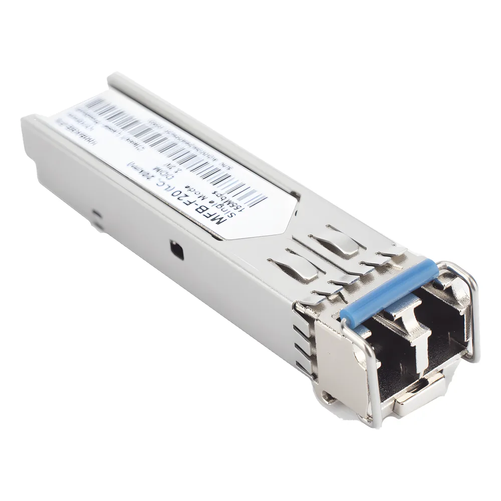 Transceptor mini-Gbic SFP 100Mbps LC 1310nm para fibra Mono Modo 20 Km – vista 2