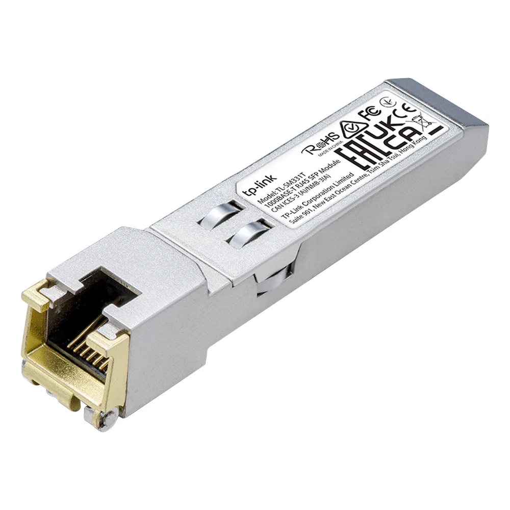 Transceptor mini-GBIC SFP RJ45 / Admite 1000BASE-T / Hasta 100 metros / Conector RJ45 (1G)