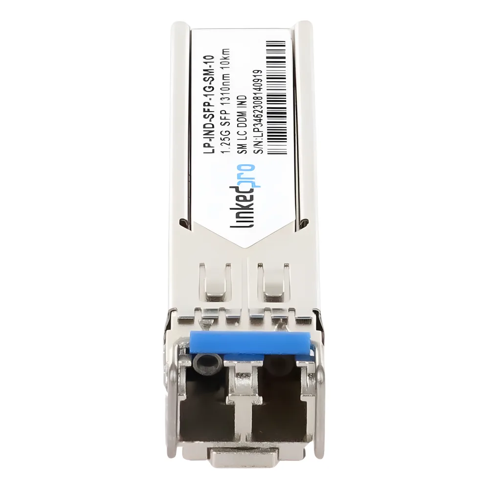 Transceptor Óptico Industrial SFP (Mini-Gbic) / Monomodo 1310 nm / 1.25 Gbps / 1000BASE-LX / Conectores LC/UPC Dúplex / DDM / Hasta 10 km – vista 5