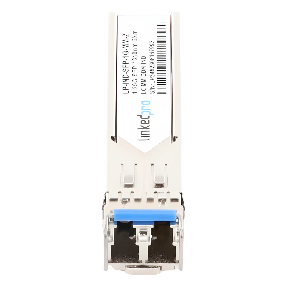Transceptor Óptico Industrial SFP (Mini-Gbic) / Multimodo 1310 nm / 1.25 Gbps / 1000BASE-SX / Conectores LC/UPC Dúplex / DDM / Hasta 2 km – vista 2