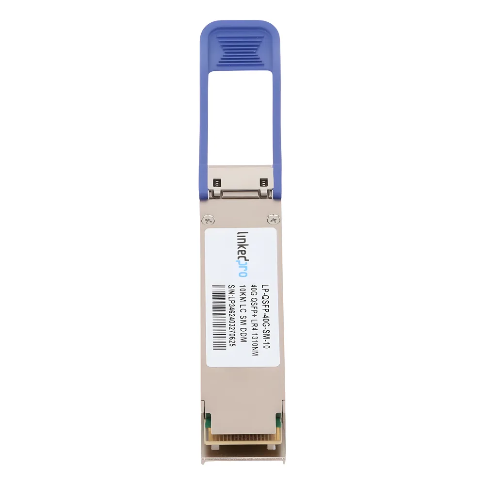 Transceptor Óptico QSFP+ (Mini-Gbic) / Monomodo 1310 nm / 40 Gbps / 40GBASE-LR4 / Conectores LC/UPC Dúplex / DDM / Hasta 10 km – vista 3