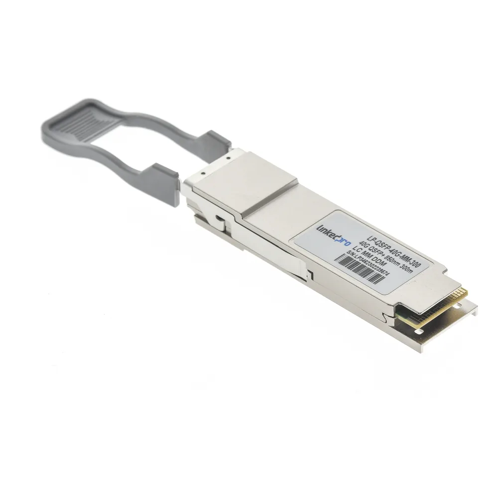 Transceptor Óptico QSFP+ (Mini-Gbic) / Multimodo 850 nm / 40 Gbps / 40GBASE-SWDM4 / Conectores LC/UPC Dúplex / DDM / Hasta 300 m – vista 3