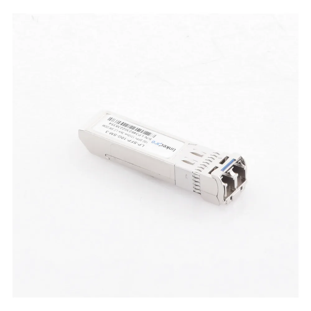 Transceptor Óptico SFP+ (Mini-Gbic) / Monomodo 1310 nm / 10 Gbps / 10GBASE / Conectores LC/UPC Dúplex / DDM / Hasta 3 km – vista 3
