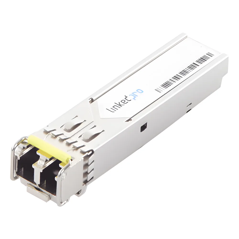 Transceptor Óptico SFP (Mini-Gbic) / Monomodo 1550 nm / 1.25 Gbps / 1000BASE-LX / Conectores LC/UPC Dúplex / DDM / Hasta 120 km