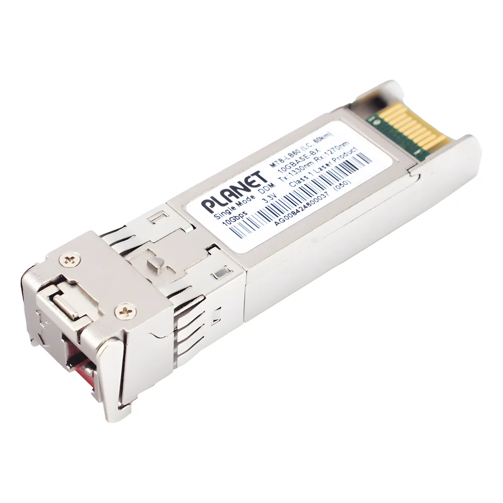 Transceptor WDM mini-Gbic SFP+ 10G LC TX:1330nm RX:1270nm para fibra Mono Modo 60 Km, Requiere MTB-LA60