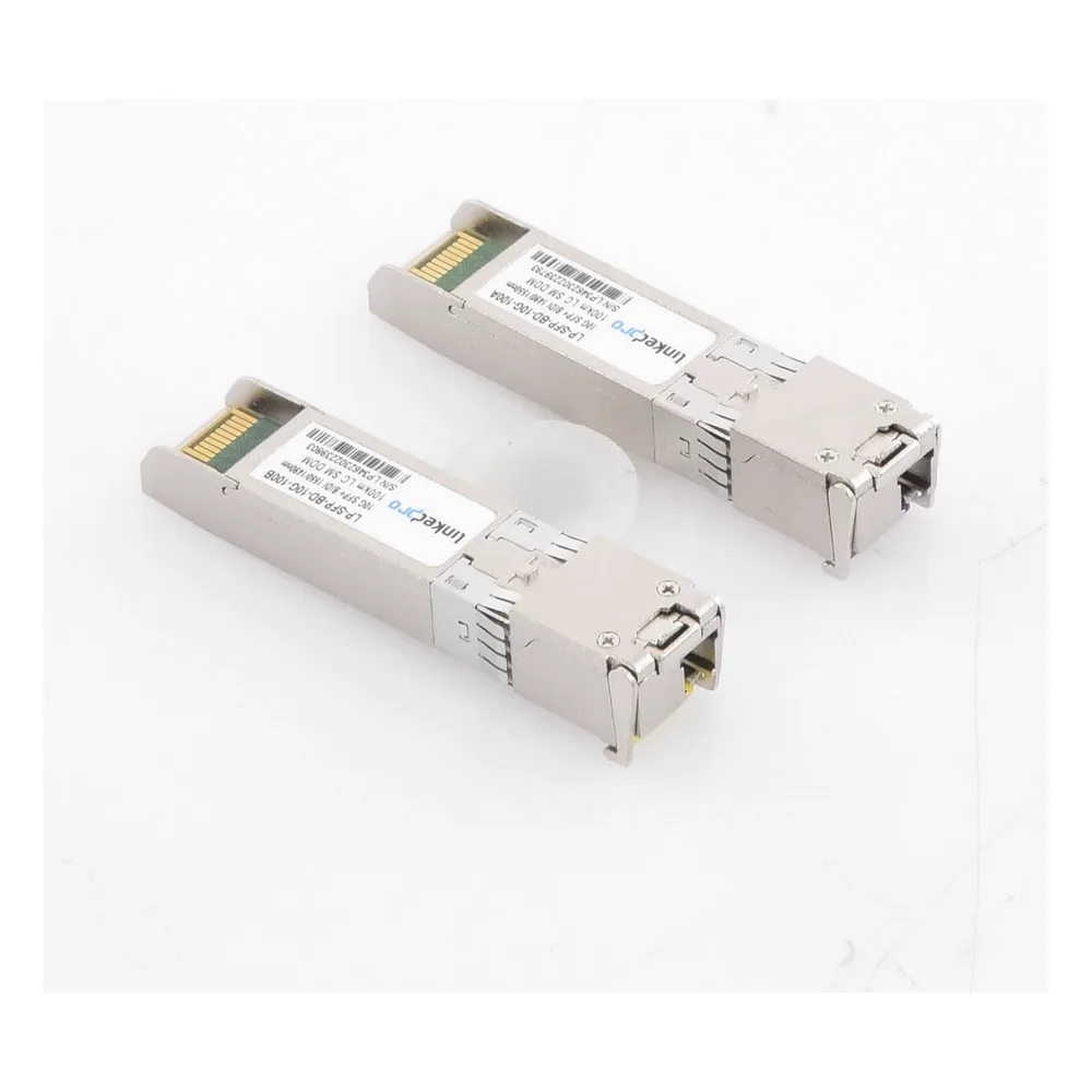 Transceptores Ópticos Bidireccionales SFP+ (Mini-Gbic) / Monomodo 1490 & 1550 nm / 10 Gbps / 10GBASE-BX / Conector LC/UPC Simplex / DDM / Hasta 100 km / 2 Piezas – vista 3