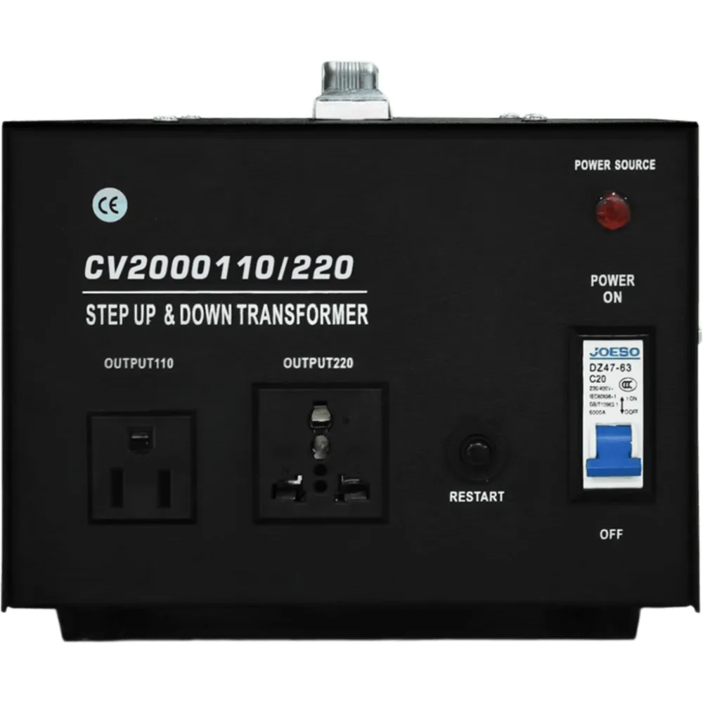 Transformador con doble función bidireccional : eleva o reduce el voltaje entre 110 Vca y 220 Vca – vista 3