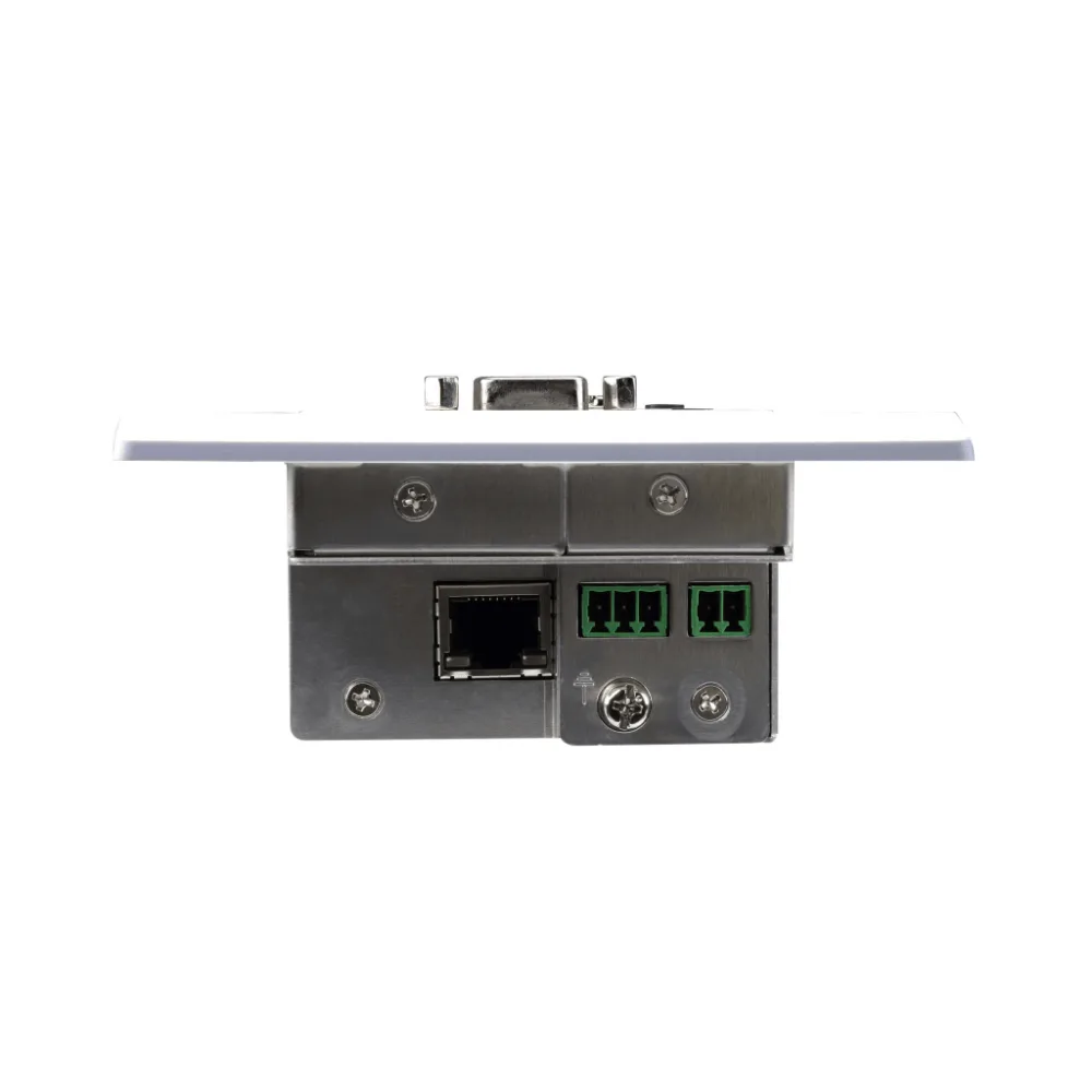 Transmisor HDBaseT | HDMI y VGA | Placa de Pared US / PoH (4K a 100 m) | (HDBaseT Class A) (PoH PD) – vista 4