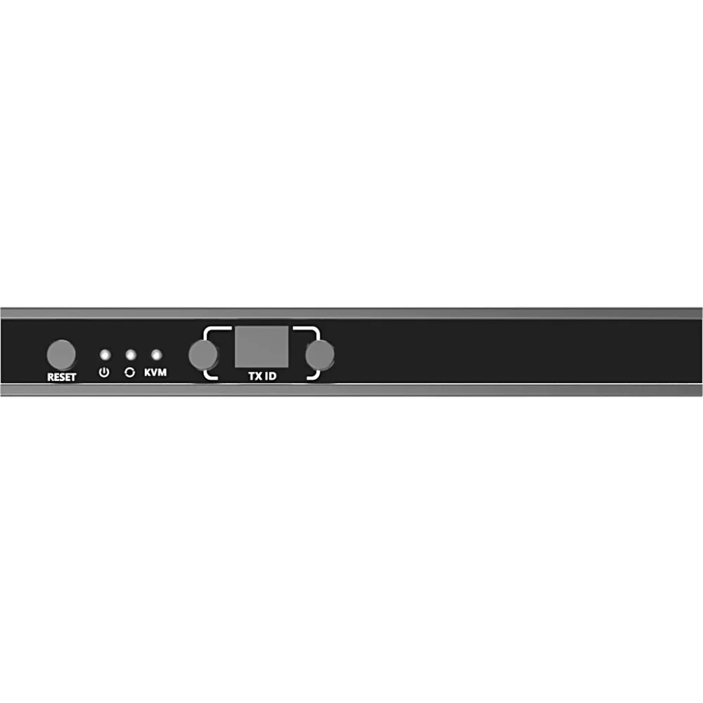 Transmisor KVM por IP | 4K@60Hz | 120 m con PoE | Loop-out | Multiview y Videowall | HDMI 2.0 | USB 2.0 | Metálico – vista 3