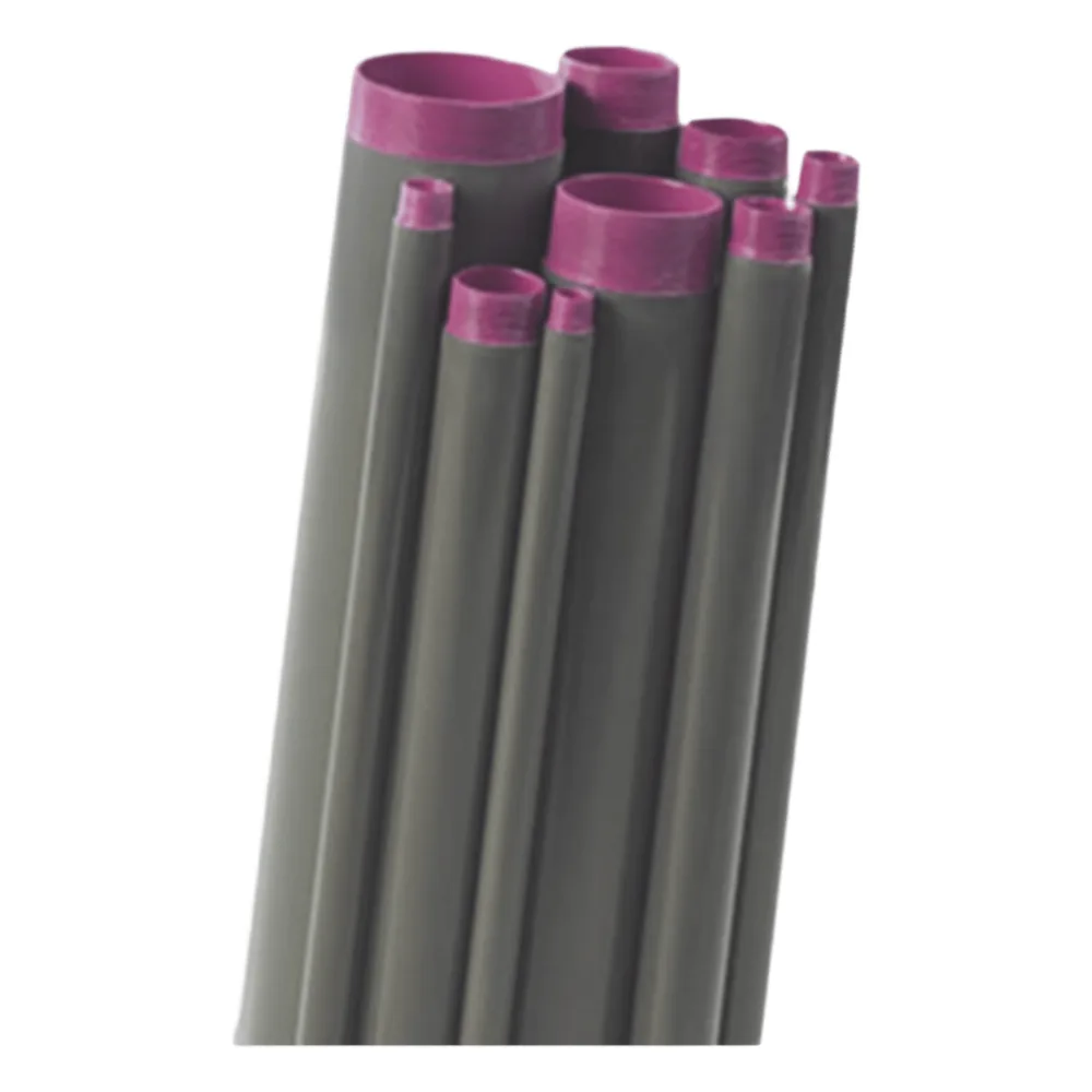 Tubo Conduit rígido de aluminio de 1” (25.4 mm) con recuhbrimiento de PVC de 3.05 m con cople.