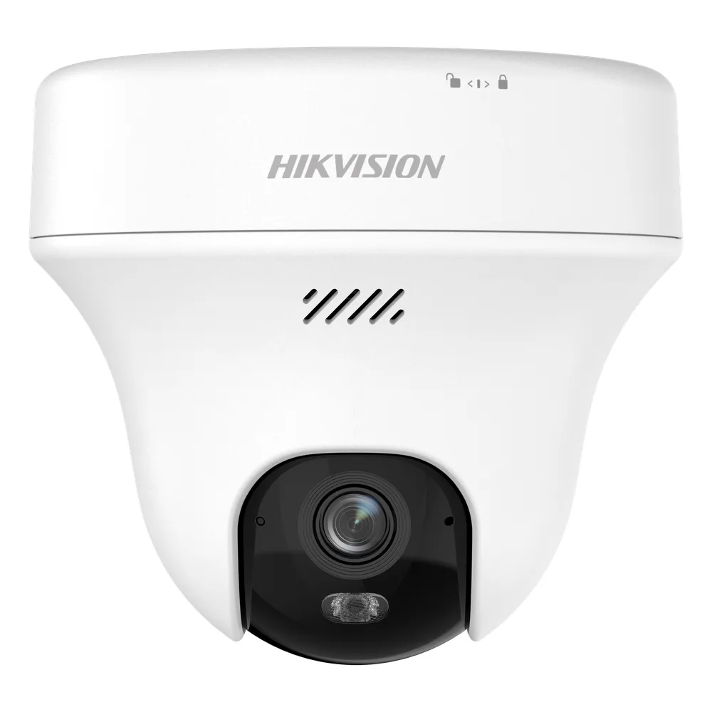 Turret PT IP 5 Megapixel (3K) Megapixel / Lente 2.8 mm / Dual Light (10 mts IR + 10 mts Luz Blanca) / Wi-Fi 6 / Interior / ACUSENSE / dWDR  / H.265 / Audio Bidireccional (Micrófono y Bocina) / 5 VCD – vista 2