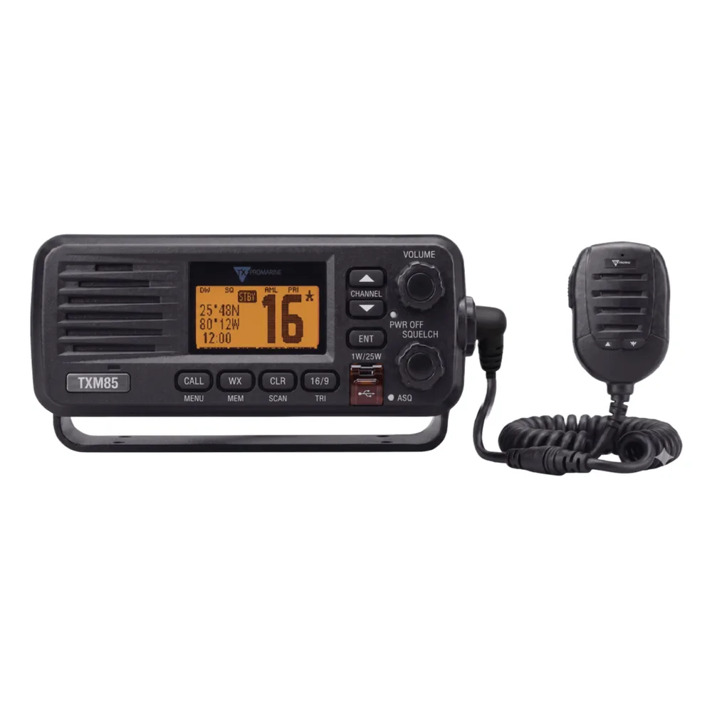 TXM85 Radio VHF Marino Profesional 25W IPX7 Sumergible |