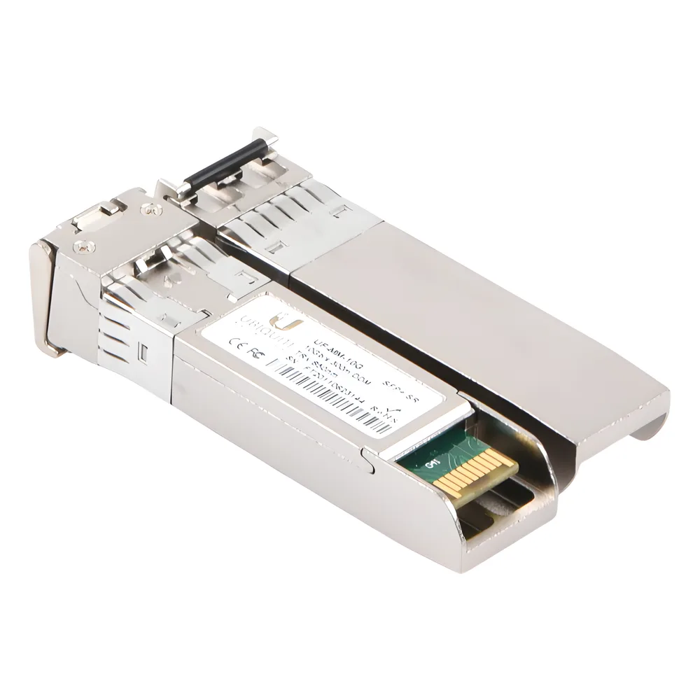 UFiber Módulo SFP+ 10G, transceptor MiniGibic MultiModo 10 Gbps, distancia 300m, conectores LC, paquete de 2 piezas – vista 3