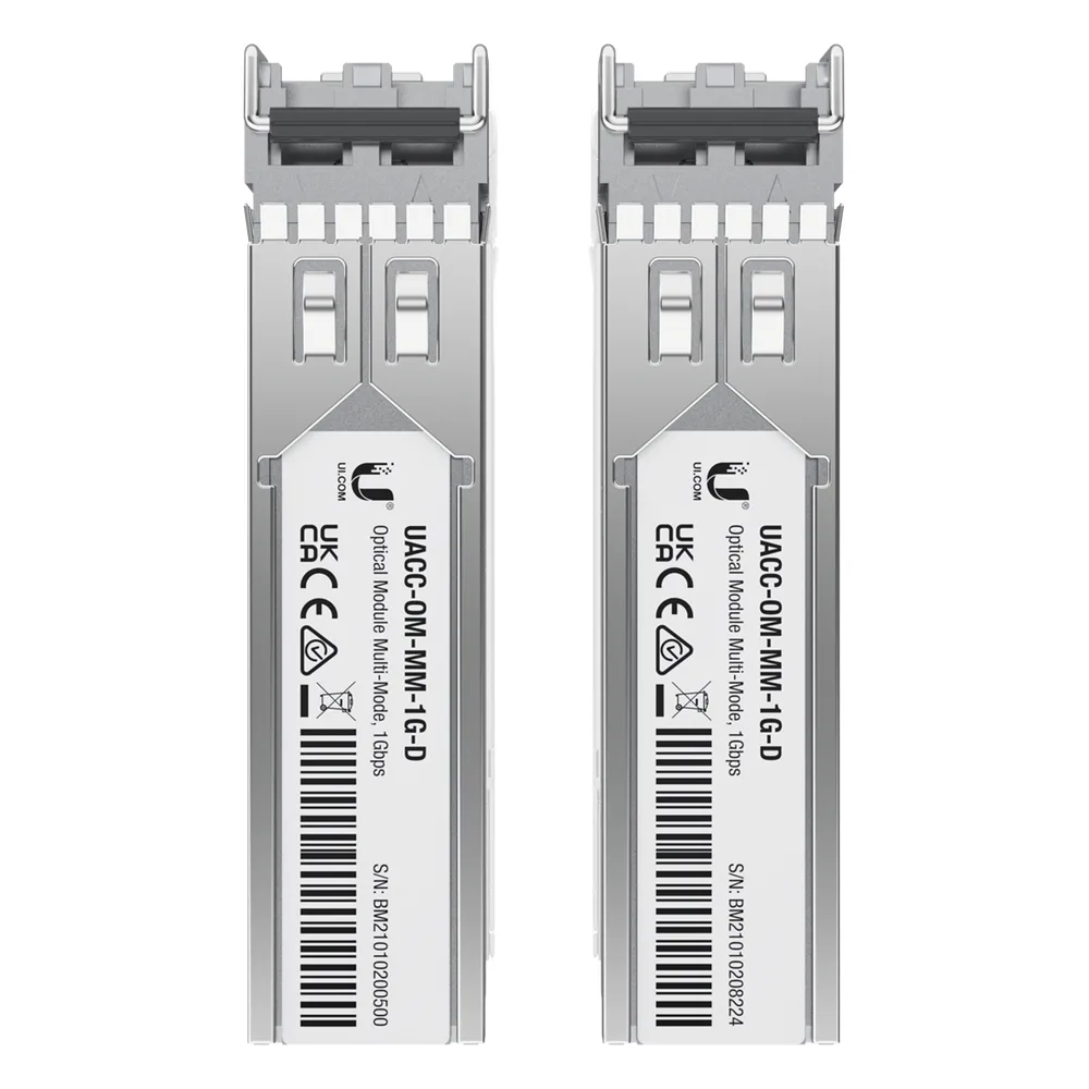 UFiber Módulo SFP, transceptor MiniGibic MultiModo 1 Gbps, distancia 550m, conectores LC, paquete de 2 piezas – vista 4
